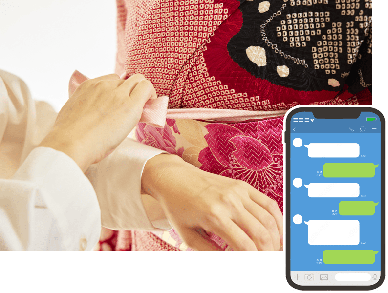 LINEを使った練習課題で正しい技術を身に付ける